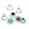 Big Dot of Happiness Let It Snow - Snowman - Holiday and Christmas Round Candy Sticker Favors - Labels Fits Chocolate Candy (1 Sheet of 108)